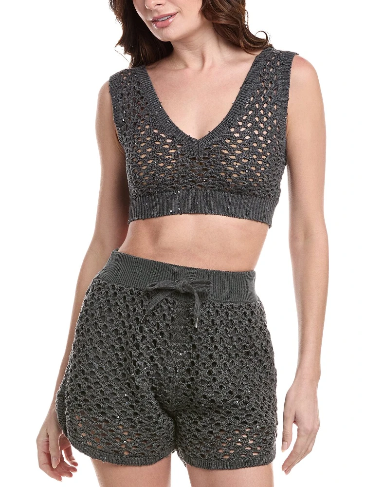 Bicolor Cotton Shorts alternative