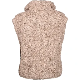 Brown Cashmere Sleeveles Sweater