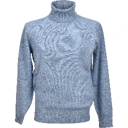 Light Blue Wool Sweatshirt
