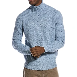 Light Blue Wool Sweatshirt