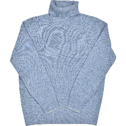 Light Blue Wool Sweatshirt