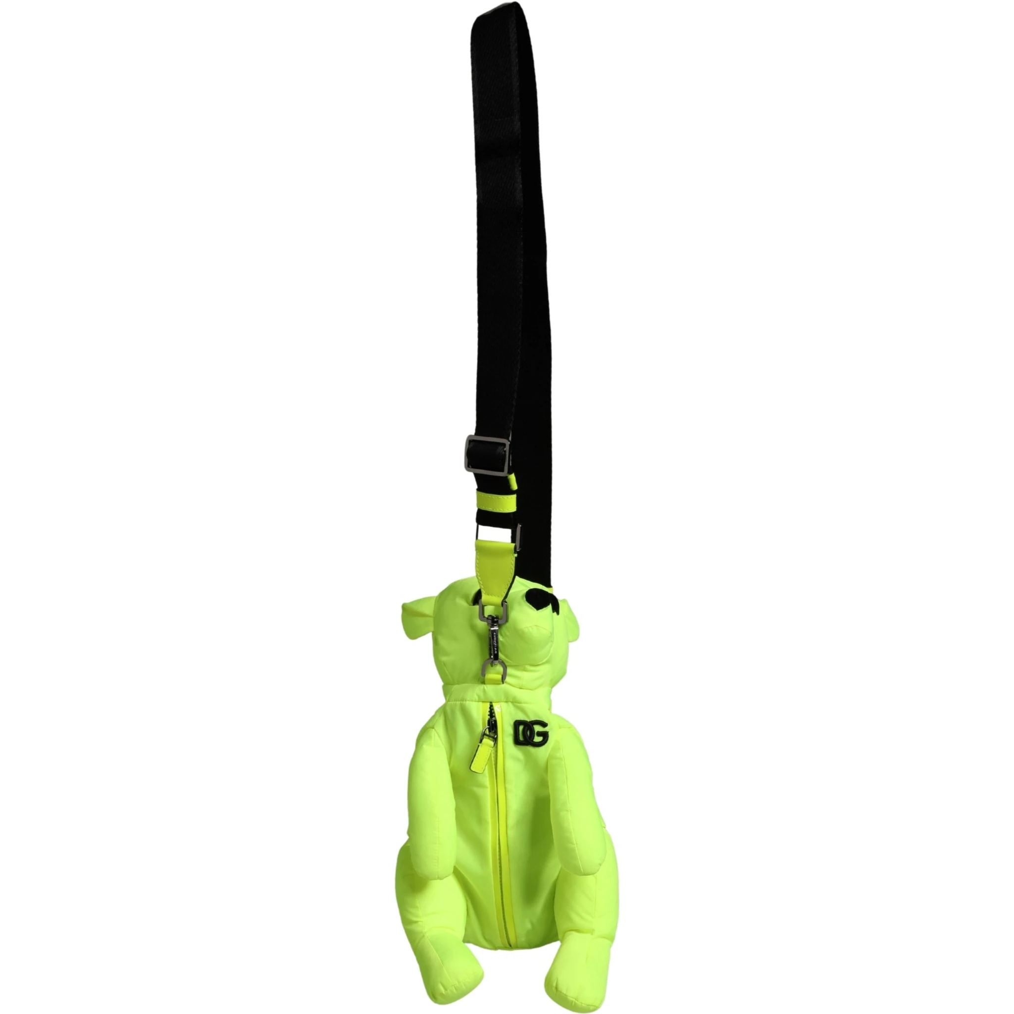 Green Polyester Animal Silhouette Waist Belt Borse Bag