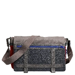 Men Multicolor Nylon Canvas Etna Messenger Borse Bag