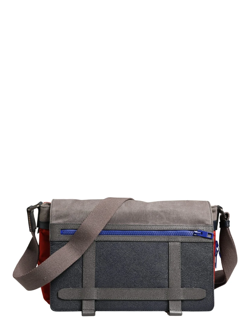 Men Multicolor Nylon Canvas Etna Messenger Borse Bag