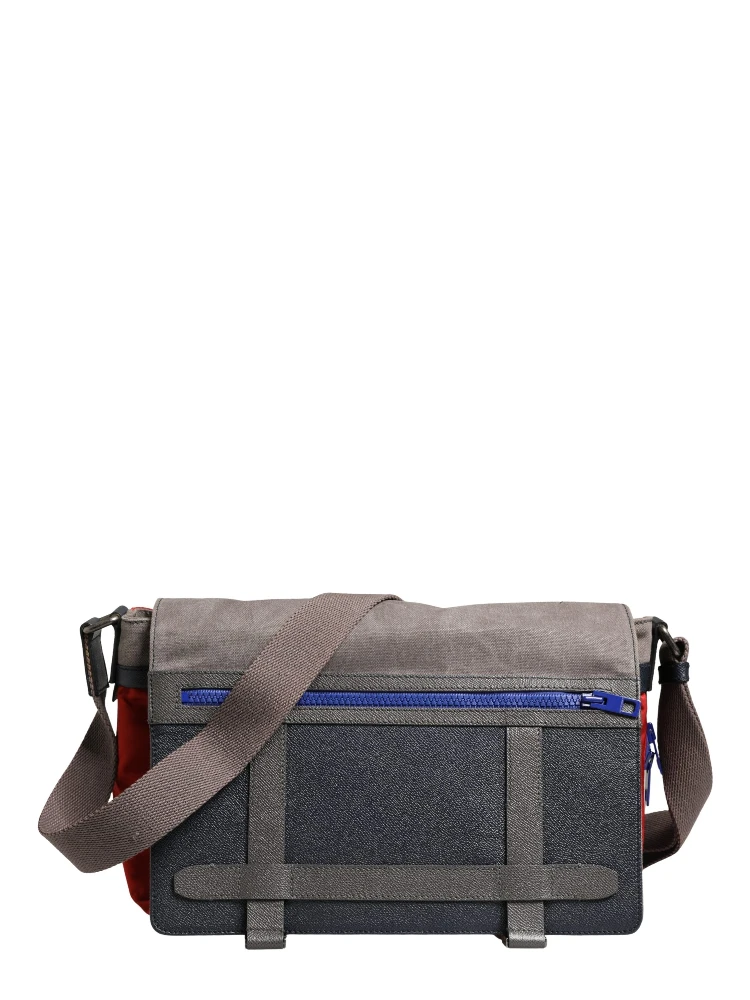 Men Multicolor Nylon Canvas Etna Messenger Borse Bag alternative