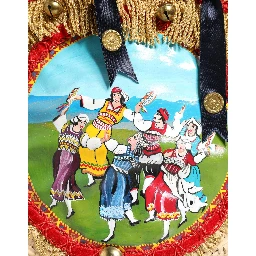 Multicolor Woven Straw Basket Embellished Sicily Bag