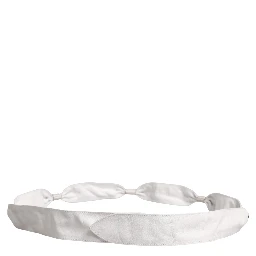 Women White Leather Embellished Wide Waist Cintura Belt