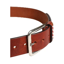 Bordeaux Wide Leather Waist Gold Silver Buckle Belt