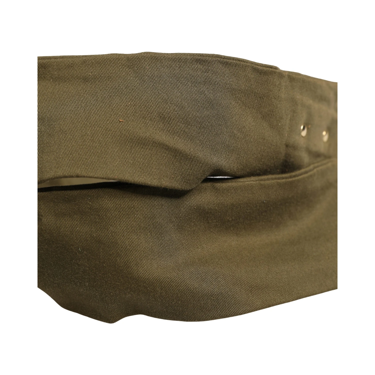 Army Green Cotton Round Buckle Waist Belt