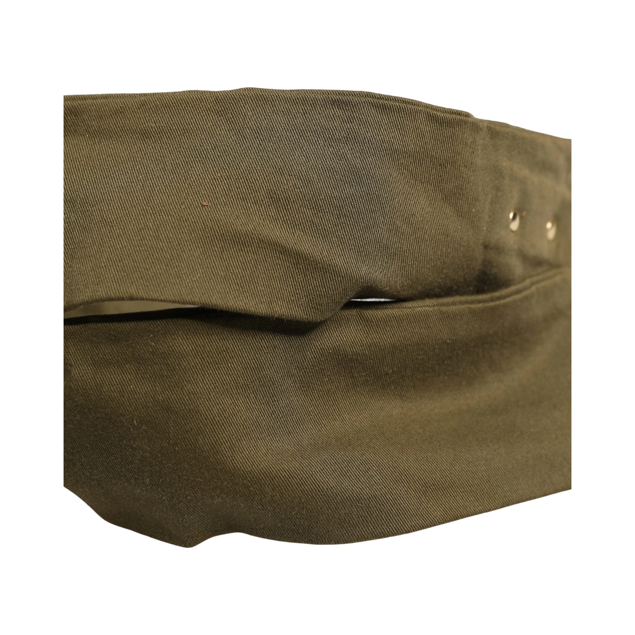 Army Green Cotton Round Buckle Waist Belt