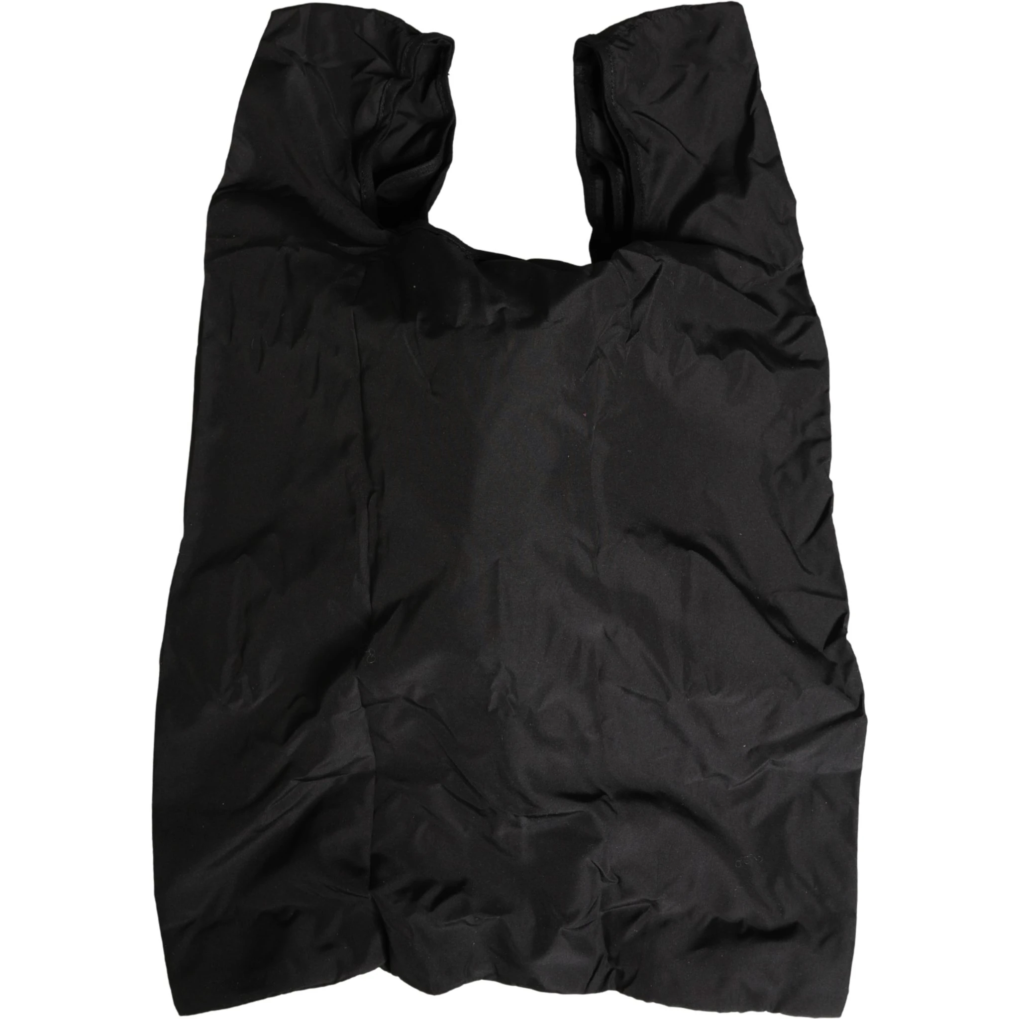 Men Black Polyester Panda Stuffed Ecobag Bag