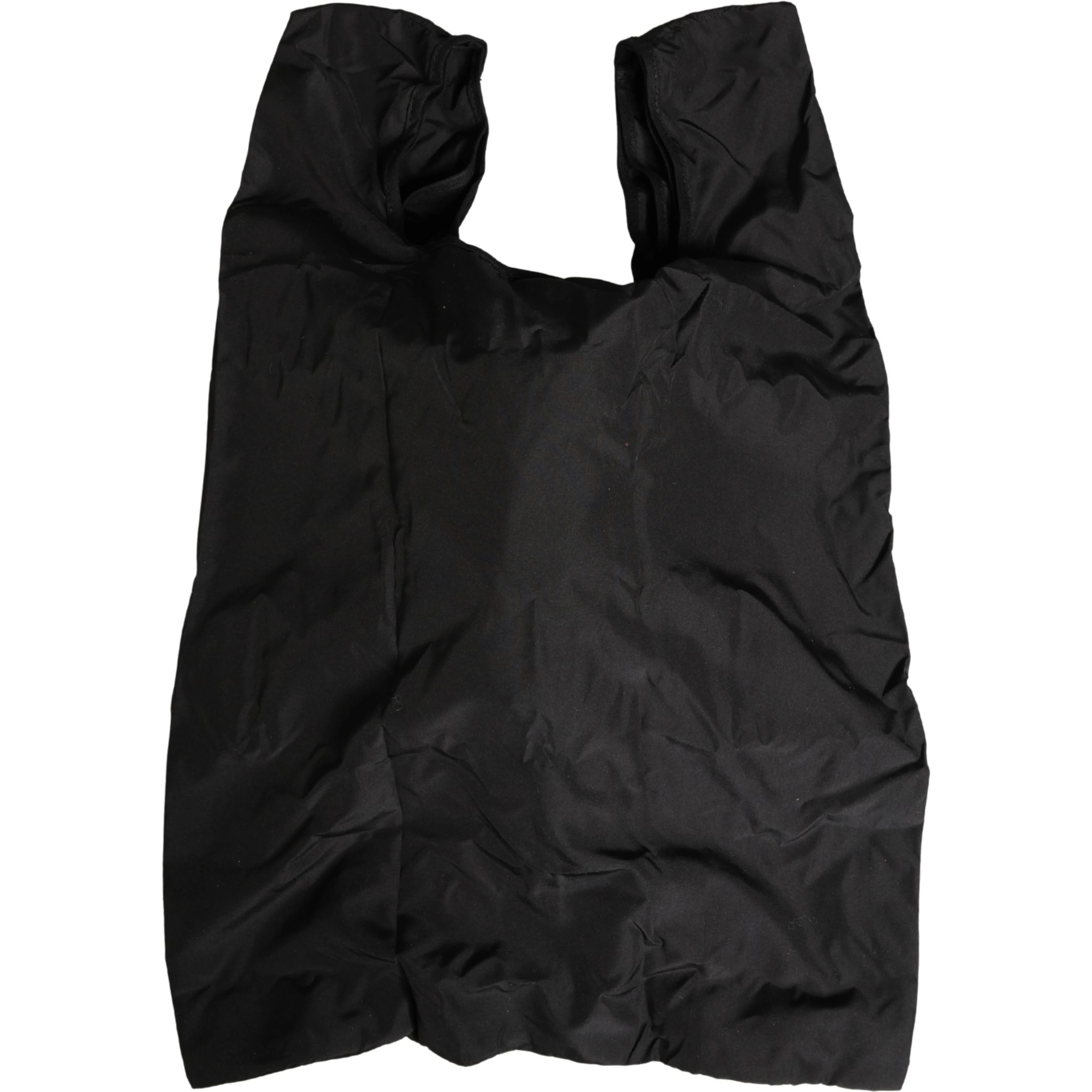 Men Black Polyester Panda Stuffed Ecobag Bag