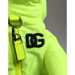 Green Polyester Animal Silhouette Waist Belt Borse Bag