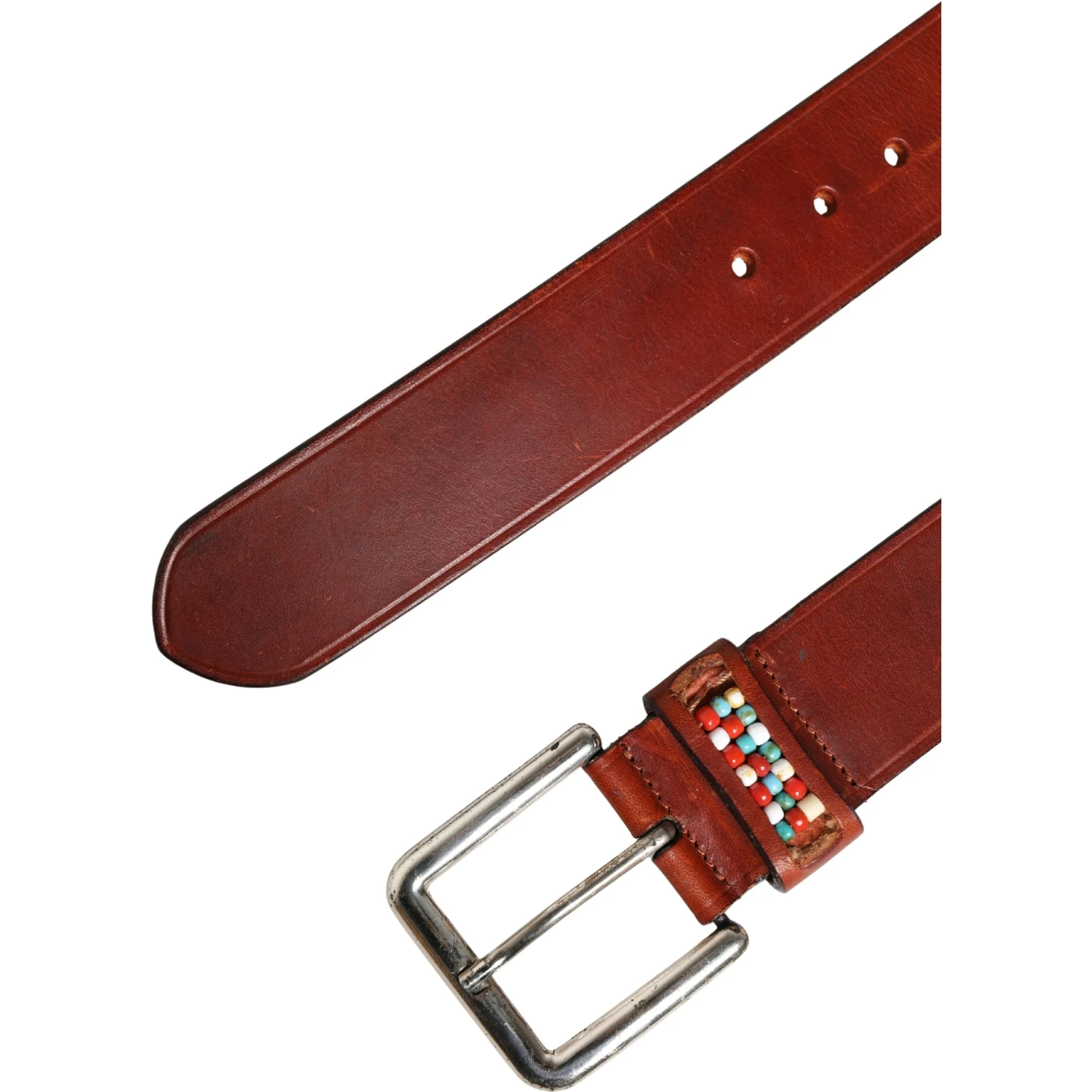 Bordeaux Wide Leather Waist Gold Silver Buckle Belt