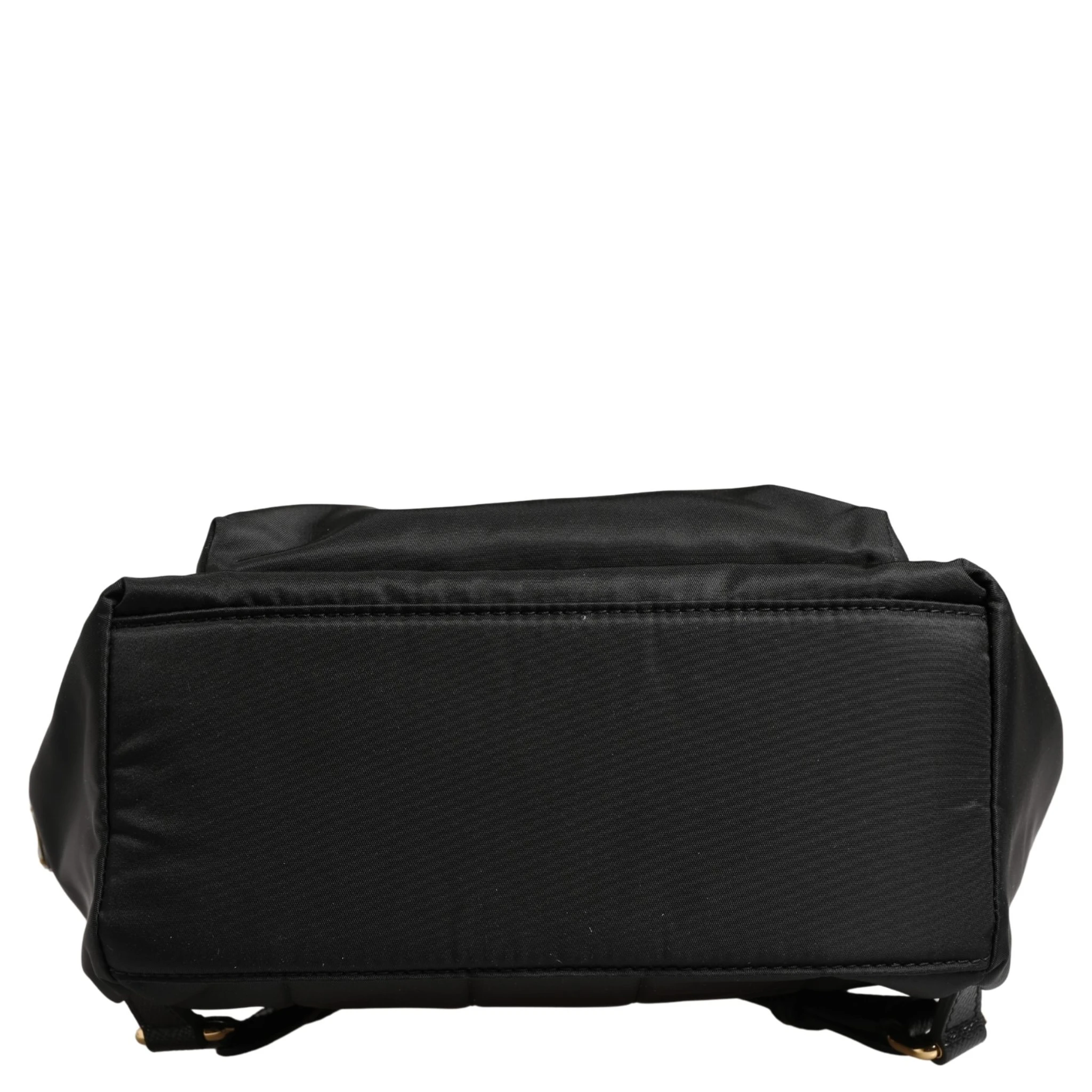 VULCANO Black Nylon #DGFAMILY Embellished Backpack Bag