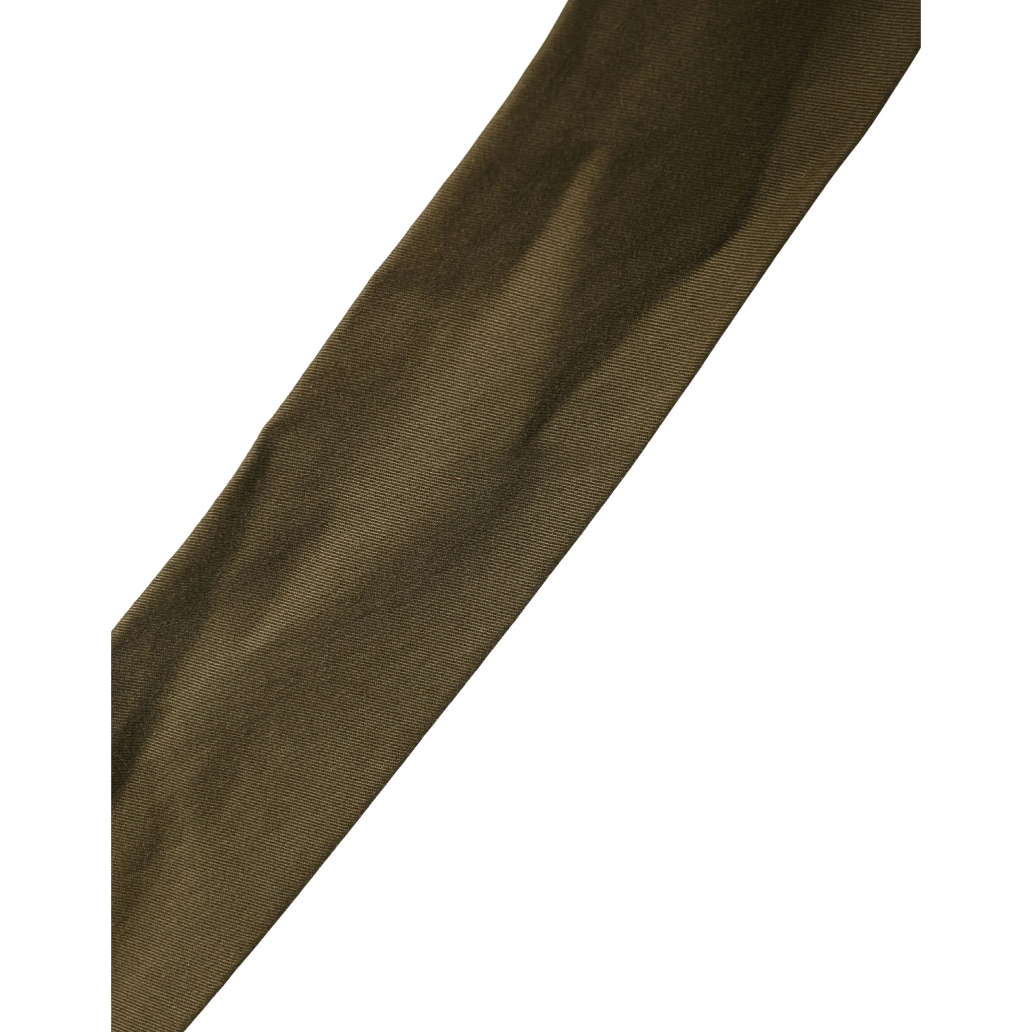 Army Green Cotton Round Buckle Waist Belt