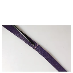 Maroon Leather Silver Metal Buckle Waist Women Belt