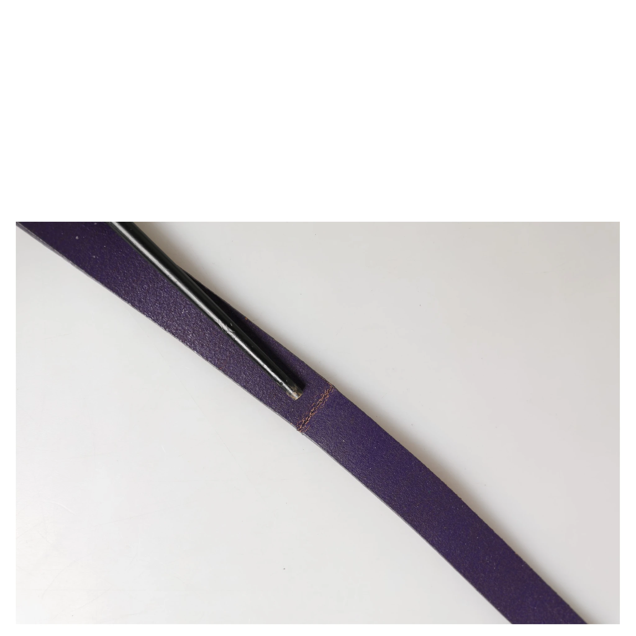 Maroon Leather Silver Metal Buckle Waist Women Belt