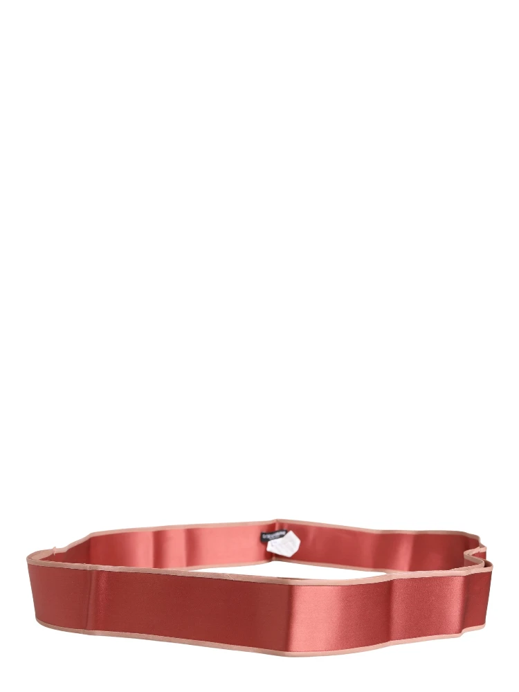 Pink Silk Satin Waist Women Cintura Belt