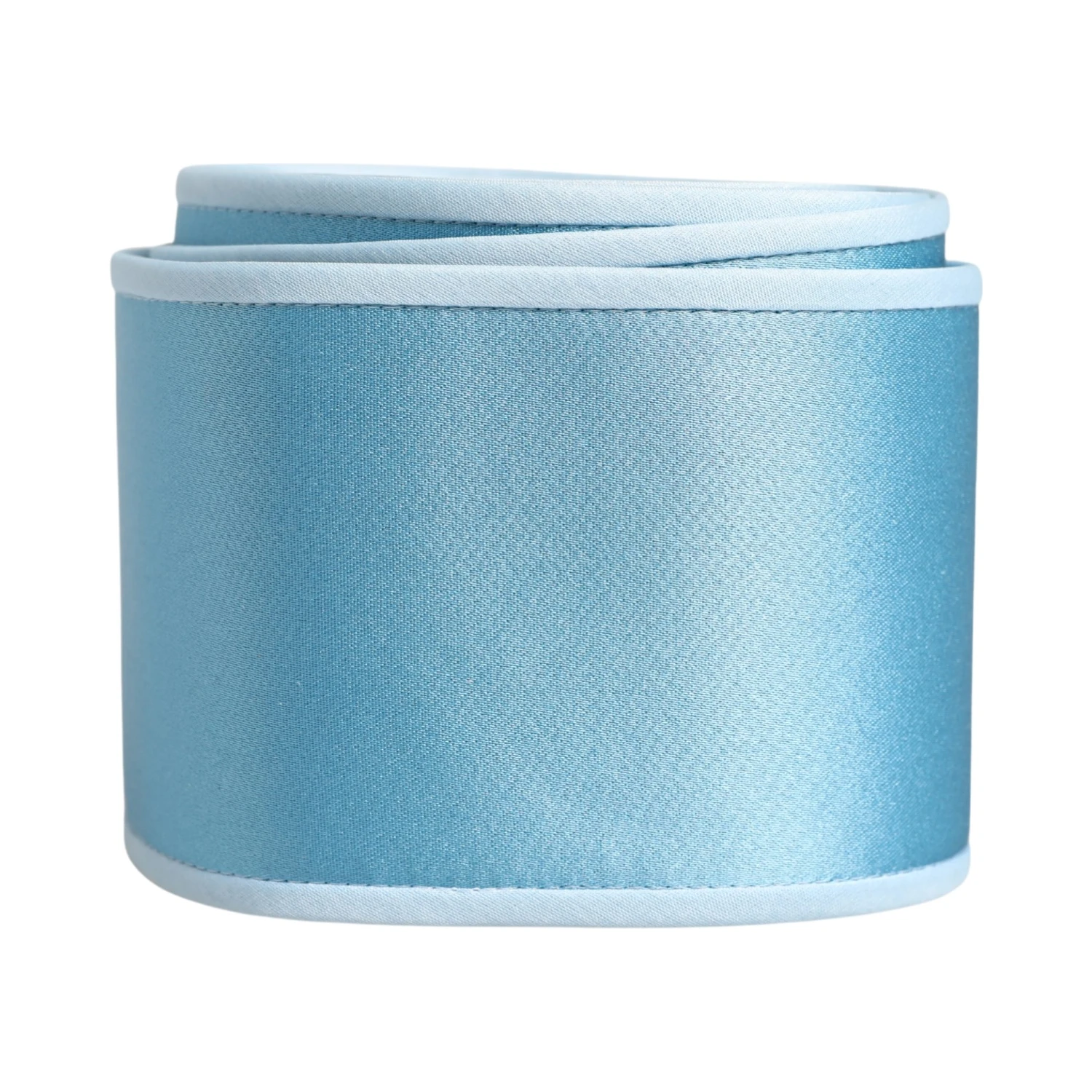 Light Blue Silk Satin Waist Women Cintura Belt