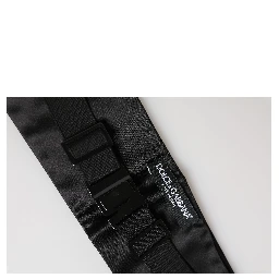 Black 100% Silk Women Wide Waist Cummerbund