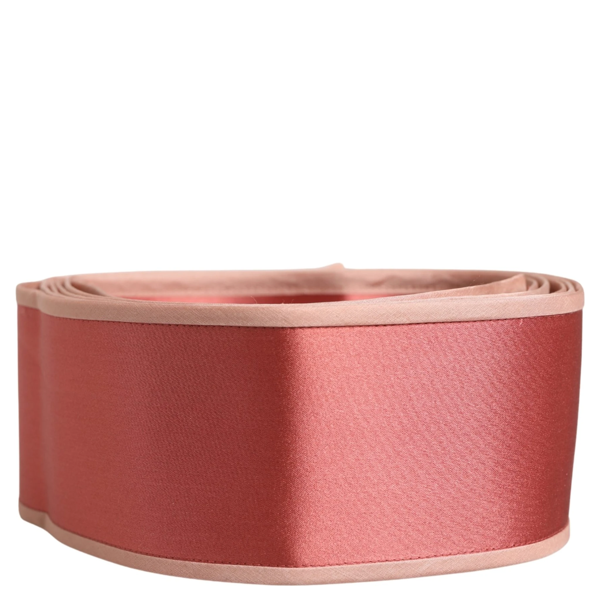 Pink Silk Satin Waist Women Cintura Belt