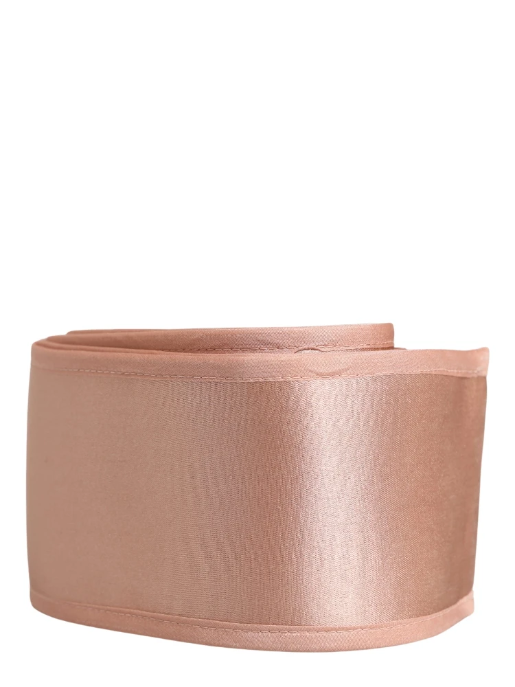 Light Pink Silk Satin Waist Women Cintura Belt alternative