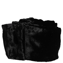 Black Viscose Satin Waist Women Cintura Belt