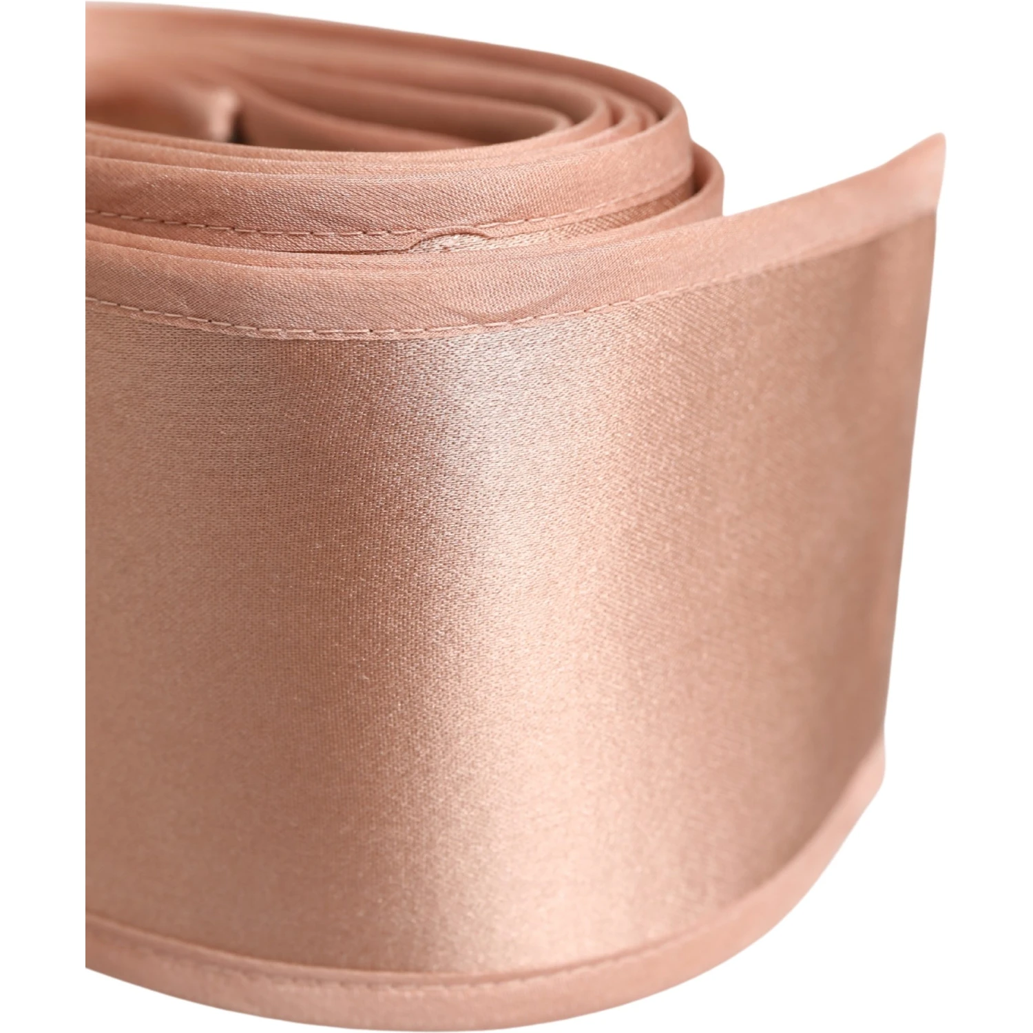 Light Pink Silk Satin Waist Women Cintura Belt