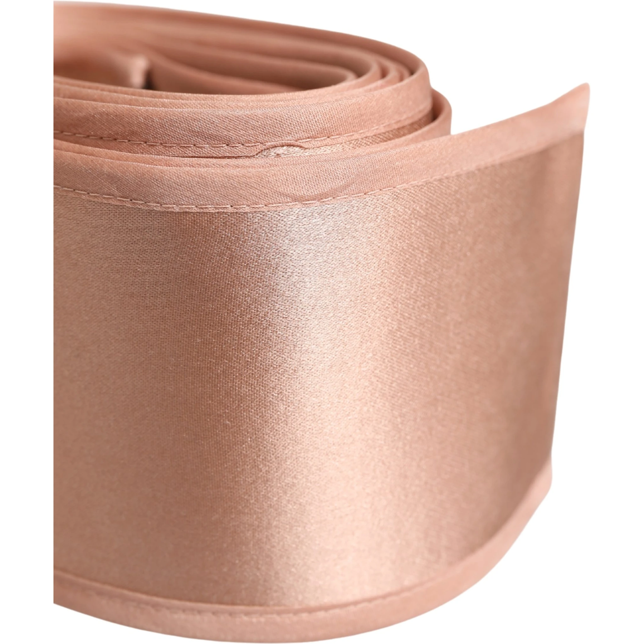 Light Pink Silk Satin Waist Women Cintura Belt