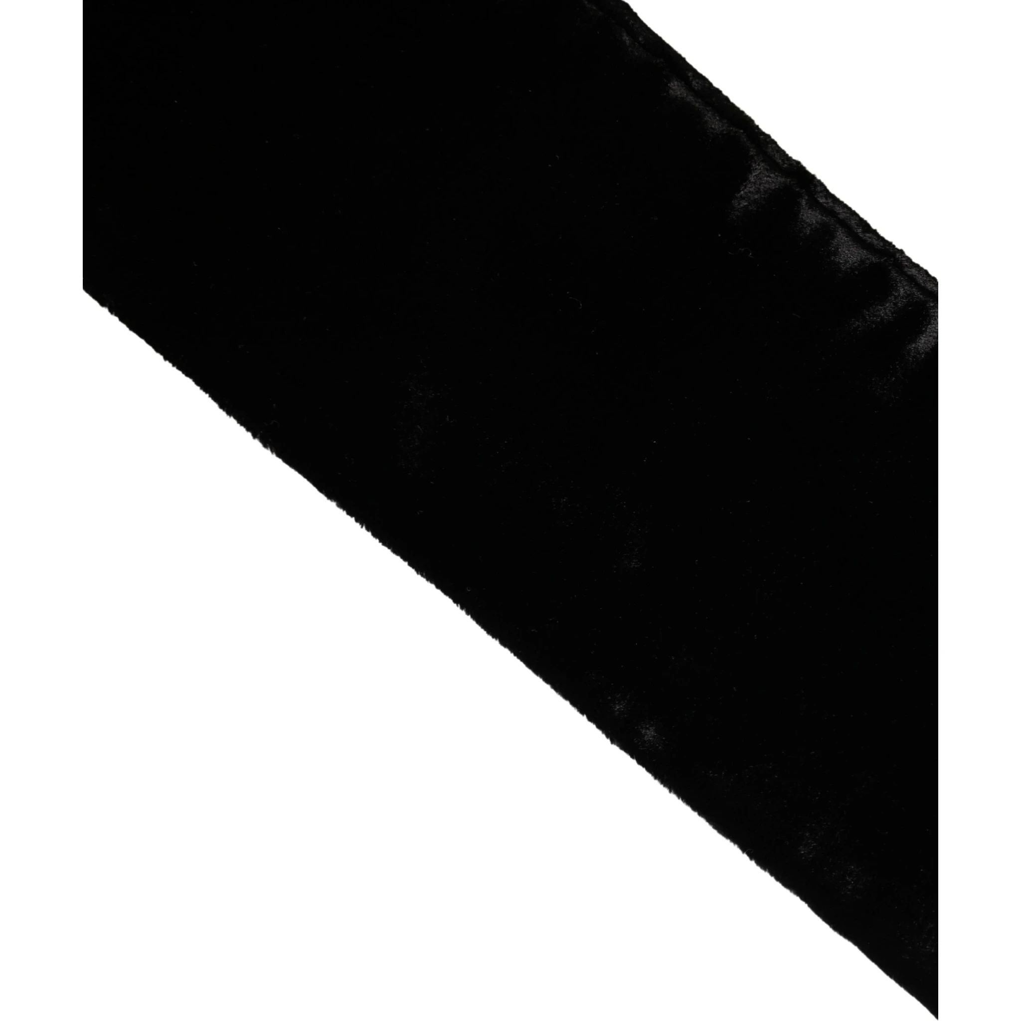 Black Viscose Satin Waist Women Cintura Belt