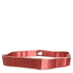 Pink Silk Satin Waist Women Cintura Belt