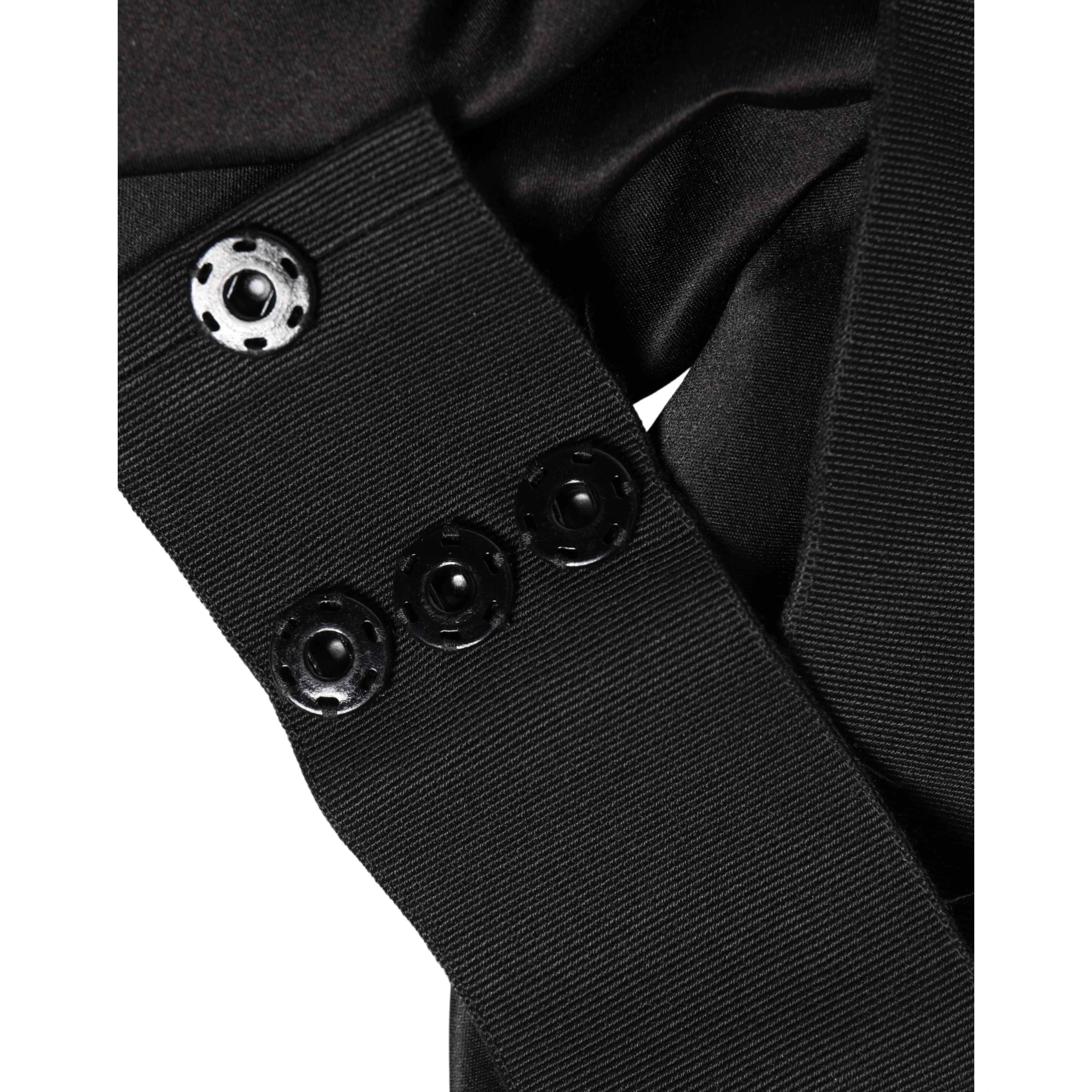 Black Silk Satin Sash Wide Waist Women Belt