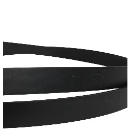 Men Black Leather Classic Metal Buckle Belt