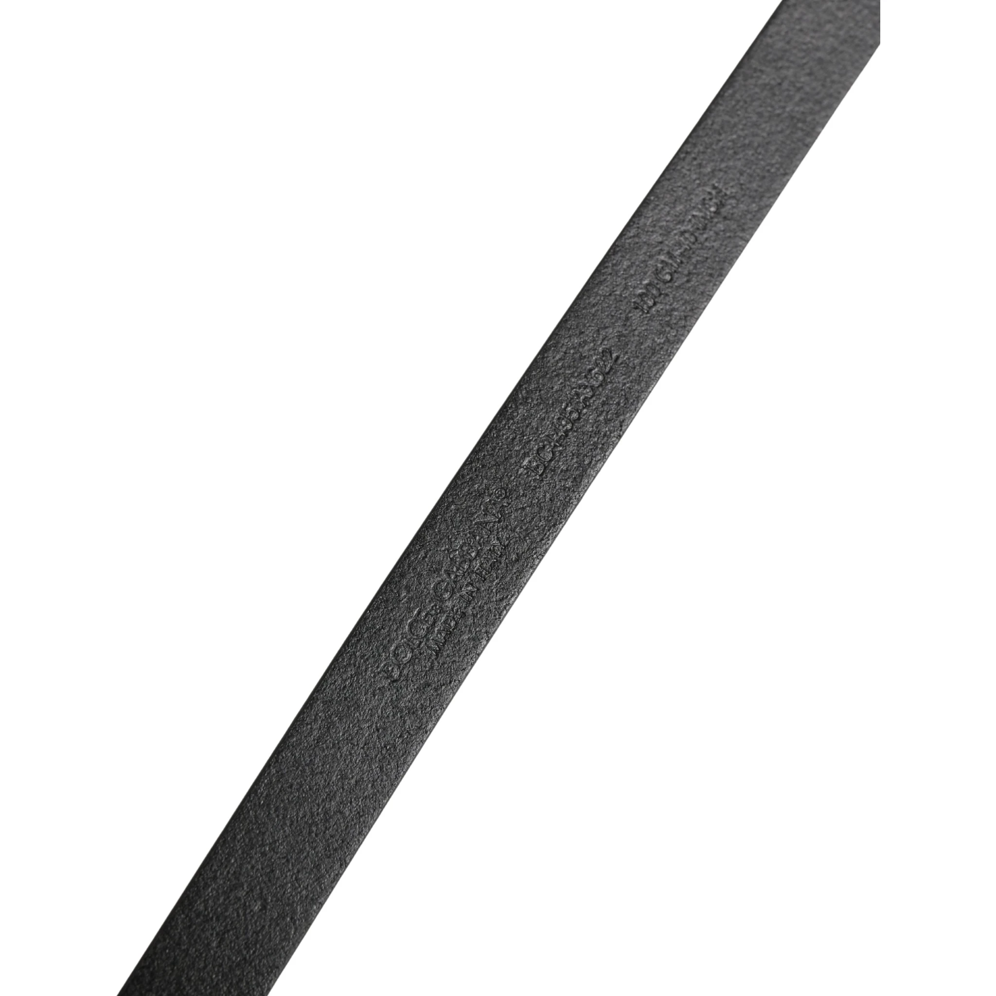 Men Black Leather Classic Metal Buckle Belt