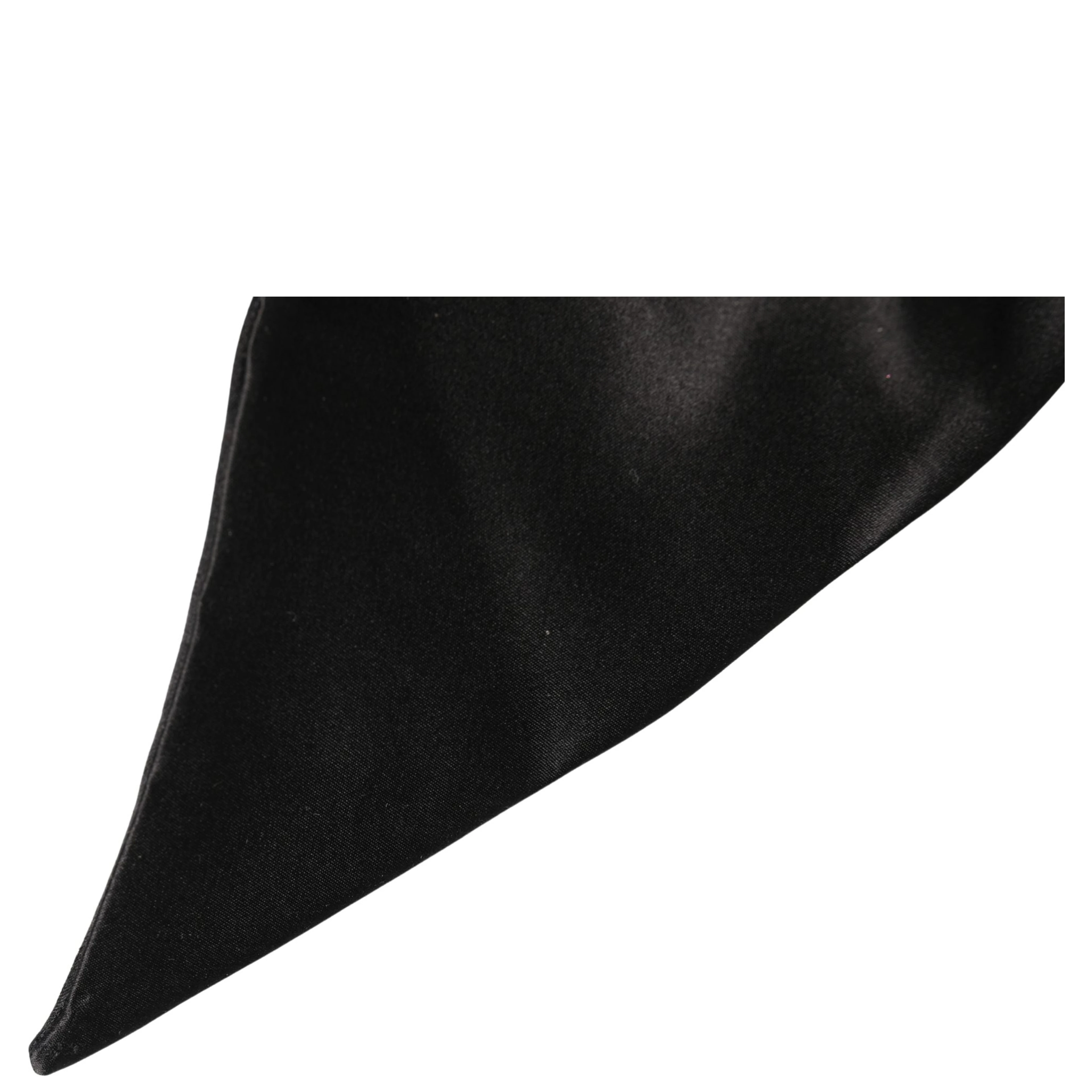 Black Silk Satin Sash Wide Waist Women Belt
