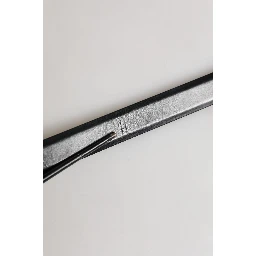 Men Black Leather Classic Metal Buckle Belt