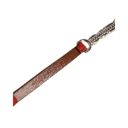 Red Velvet Crystals Chain Embellished Belt