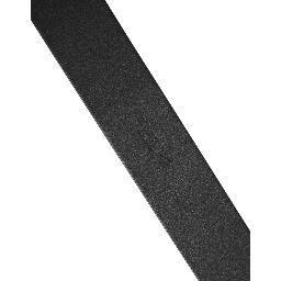 Men Black Classic Leather Metal Buckle Belt