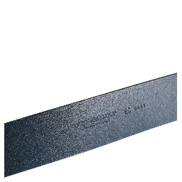 Men Blue Classic Leather Metal Buckle Belt