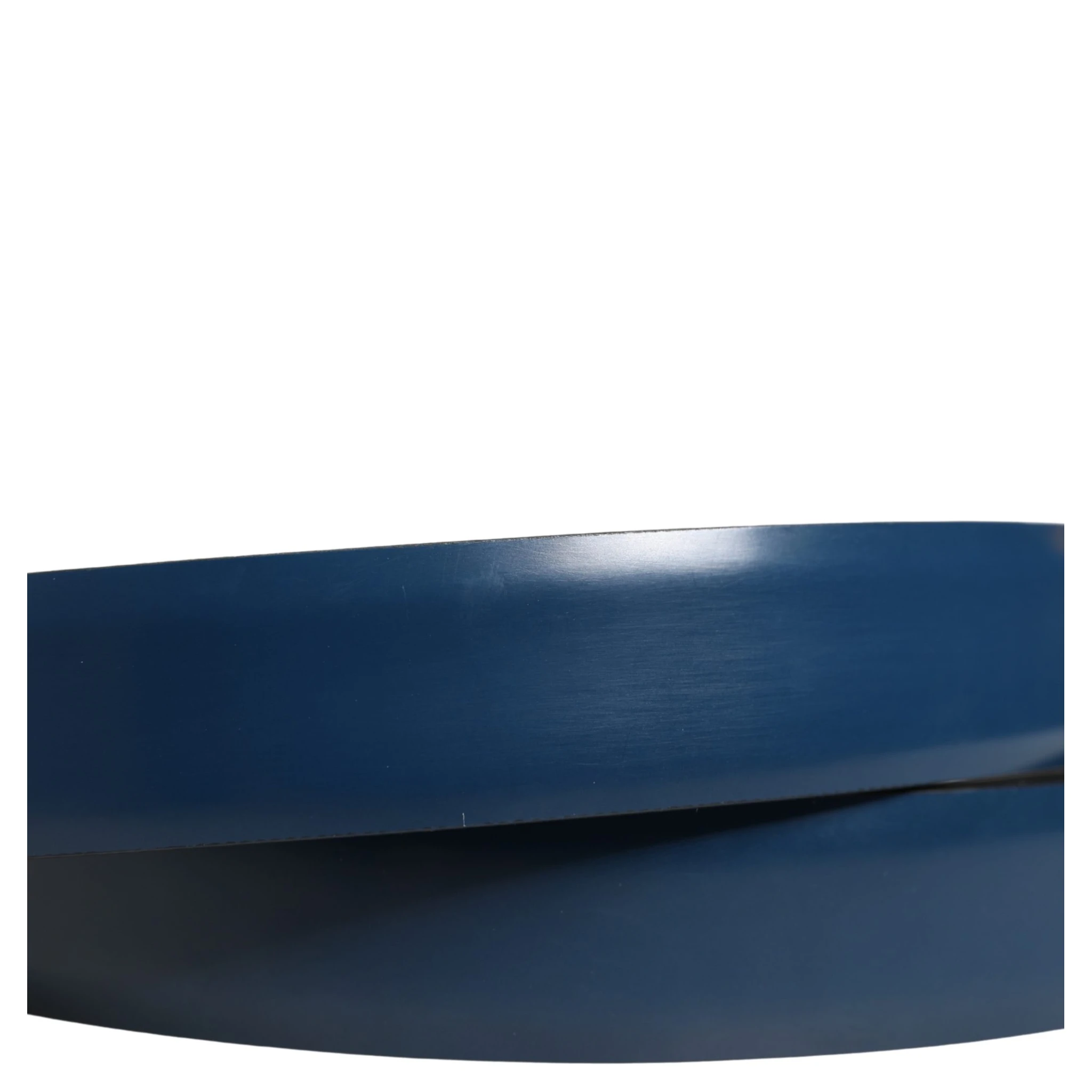 Men Blue Classic Leather Metal Buckle Belt