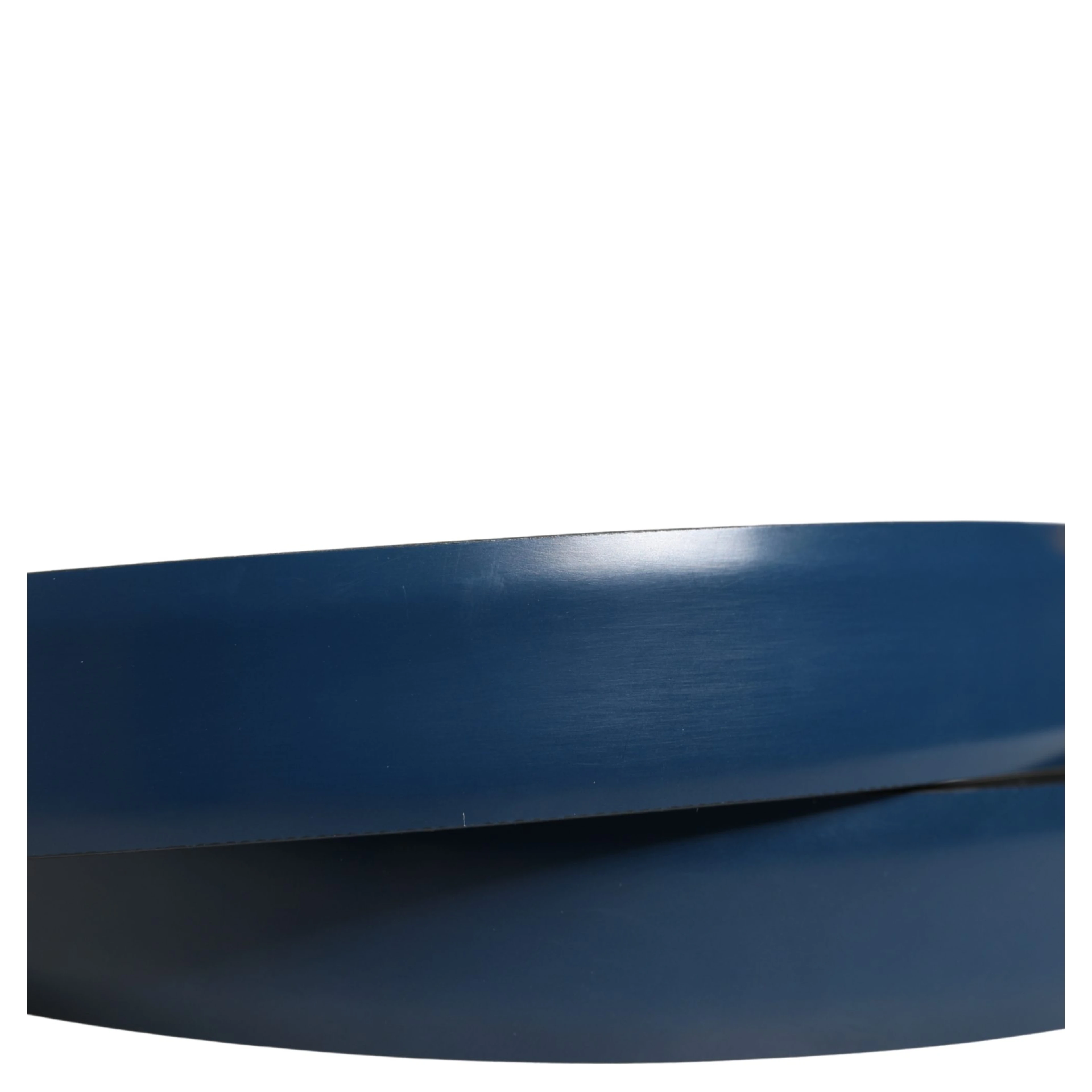 Men Blue Classic Leather Metal Buckle Belt