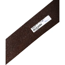 Brown Leather Wide Waist Metal Round Belt