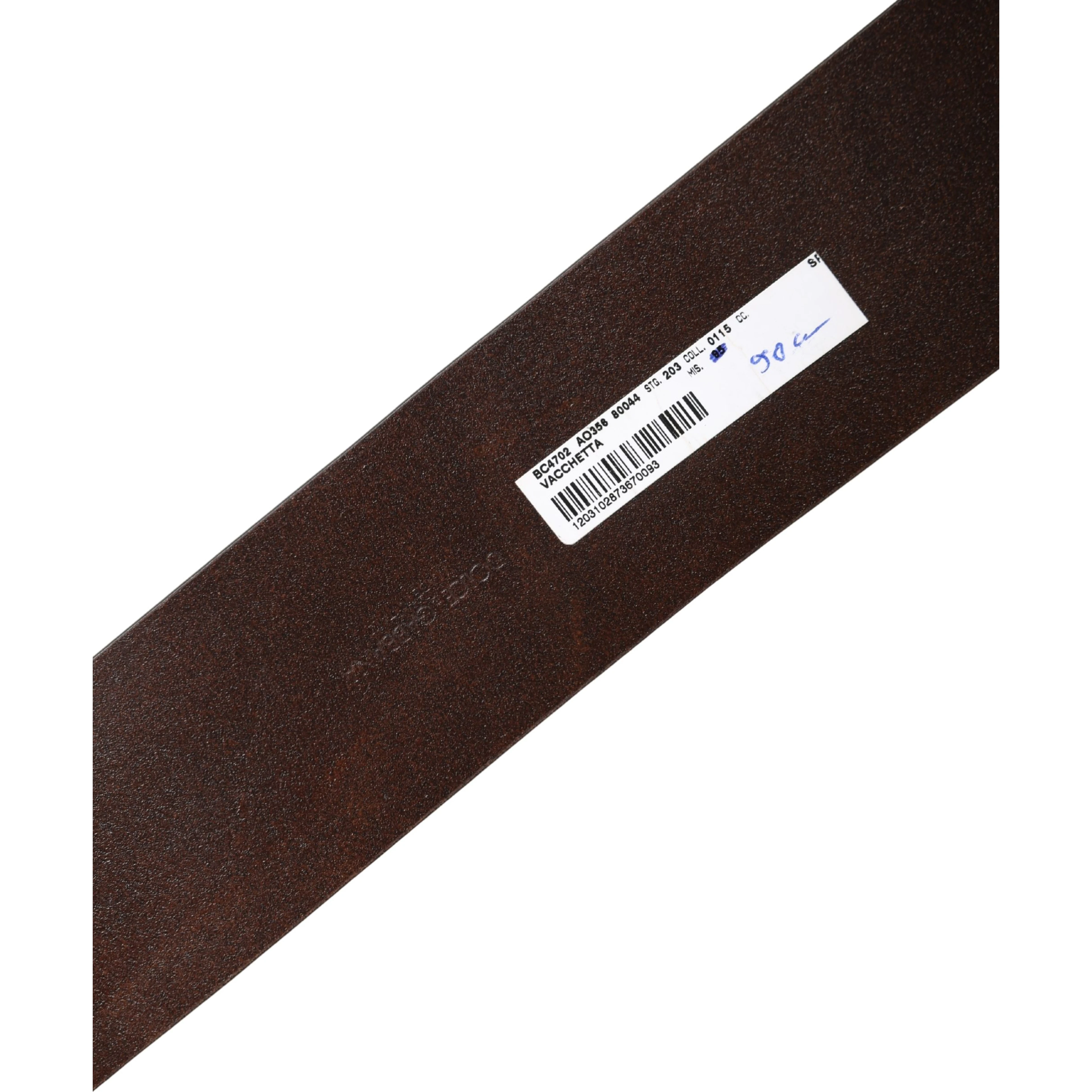 Brown Leather Wide Waist Metal Round Belt