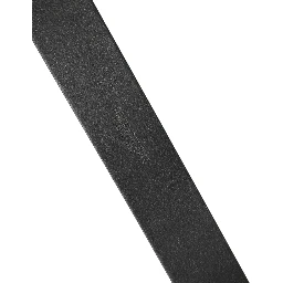 Men Black Leather DG Logo Metal Buckle Belt