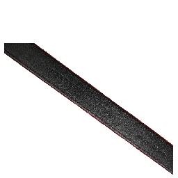 Men Burgundy Velvet Cotton Metal Buckle Belt