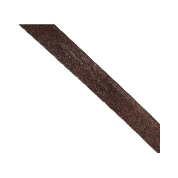 Men Brown Leather Logo Metal Buckle Belt