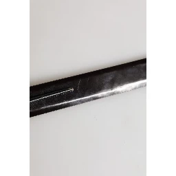 Men Black Calfskin Leather Metal Buckle Belt