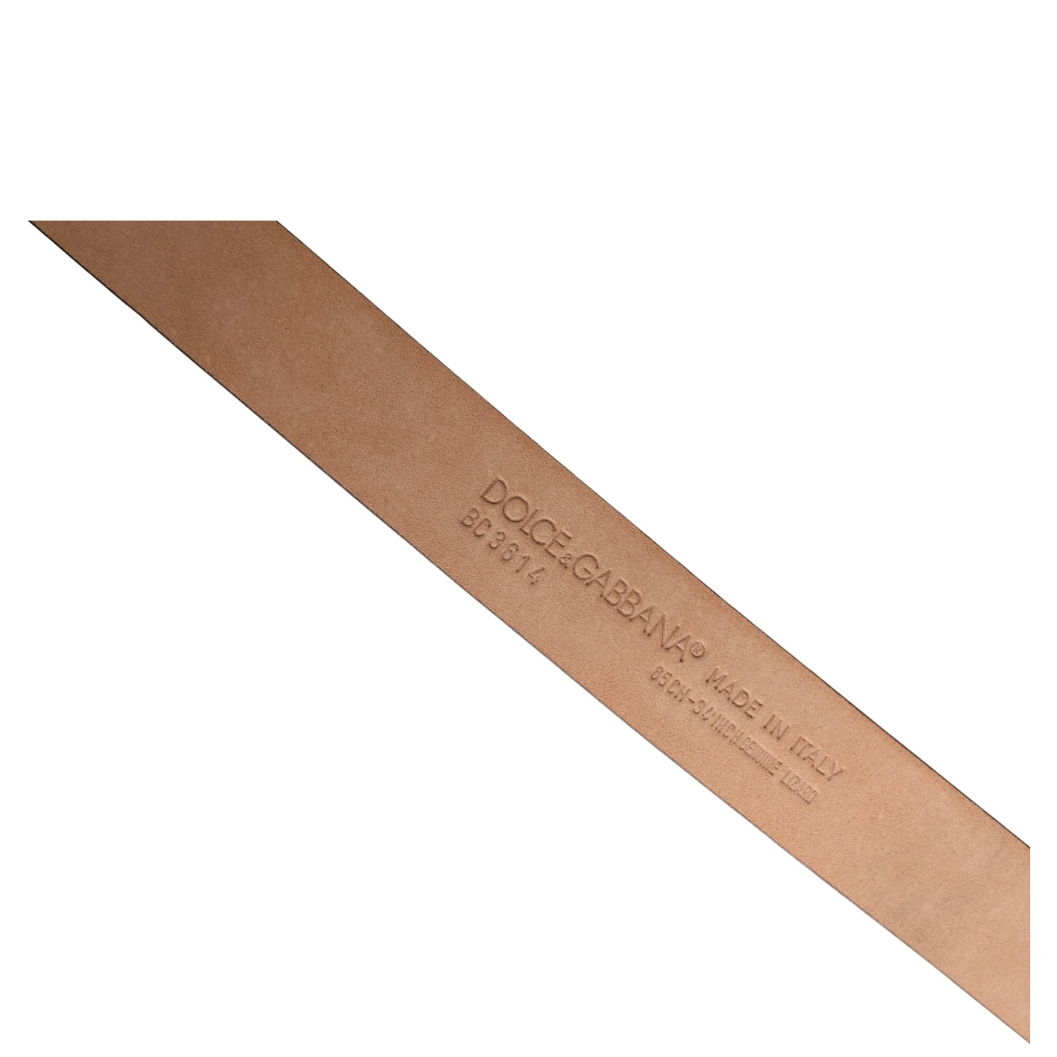 Men Brown Goatskin Leather Metal Buckle Belt