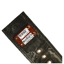 Men Black Wide Leather DG Metal Buckle Belt